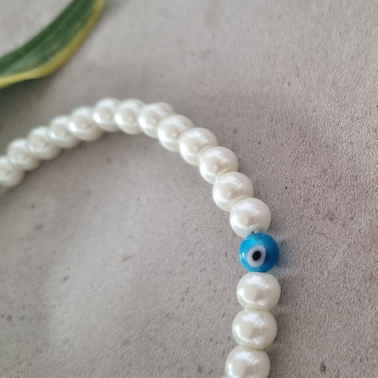 Blue evil eye bracelet