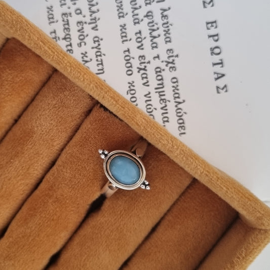 Sivler ring - Turquoise