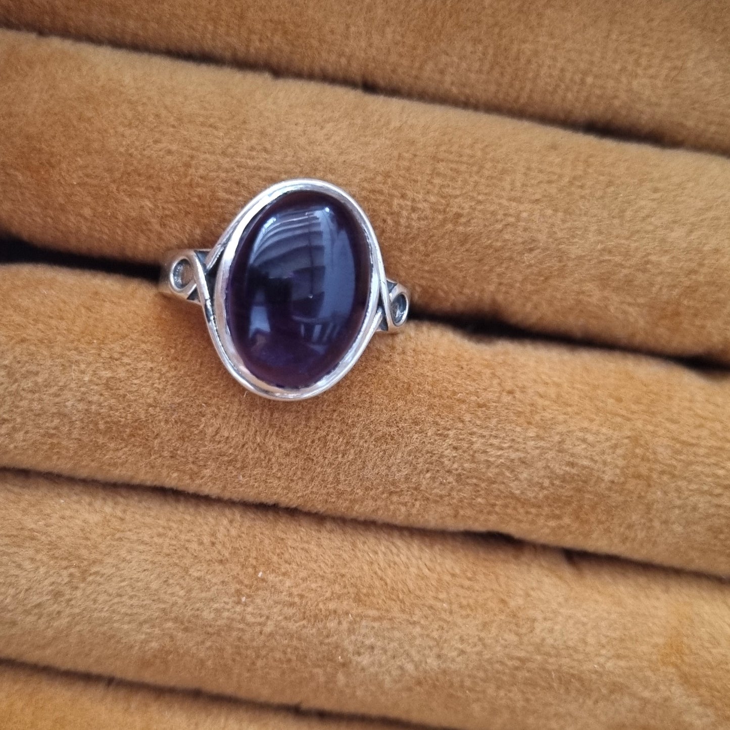 Silver ring - Amethyst