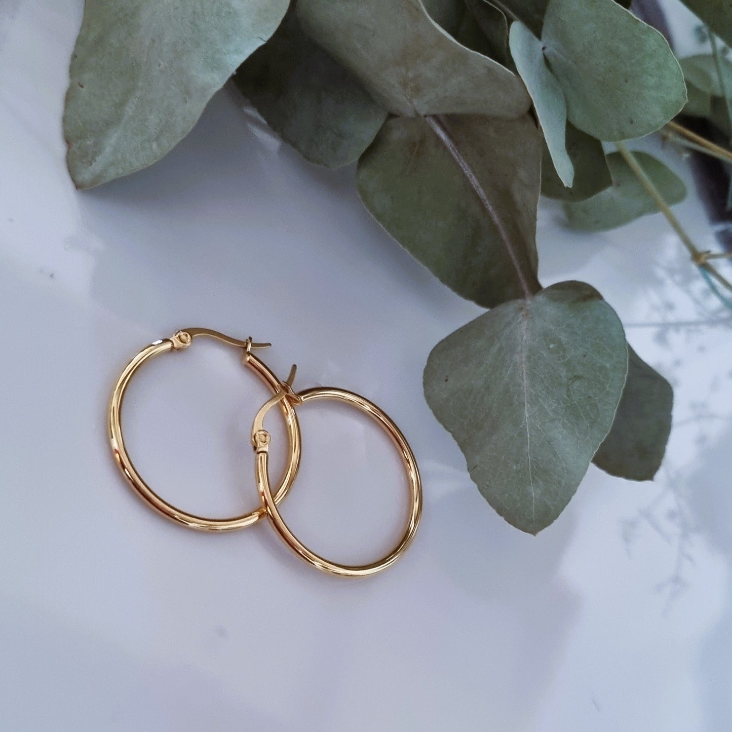 Hoops 2mm gold (6 options)