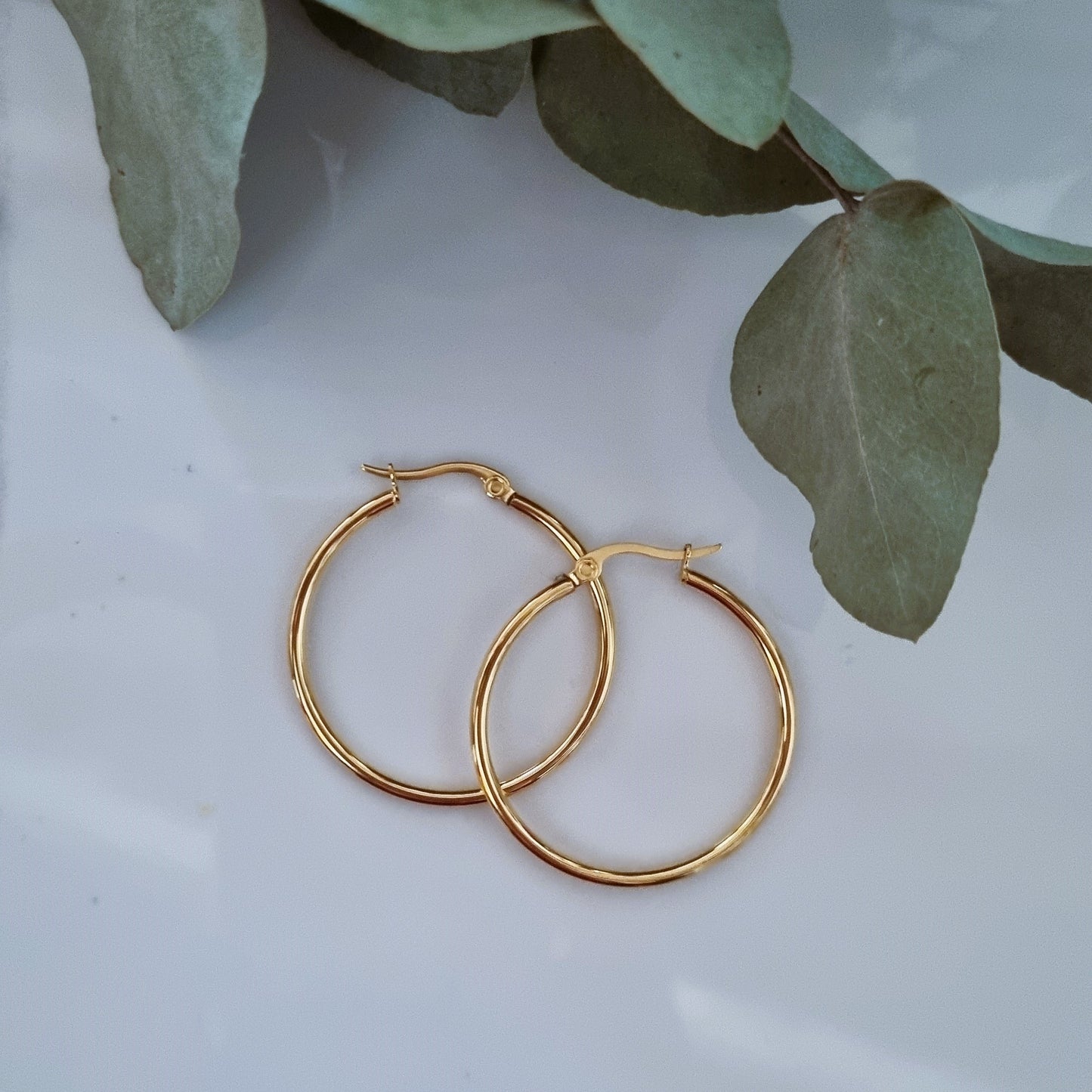 Hoops 2mm gold (6 options)