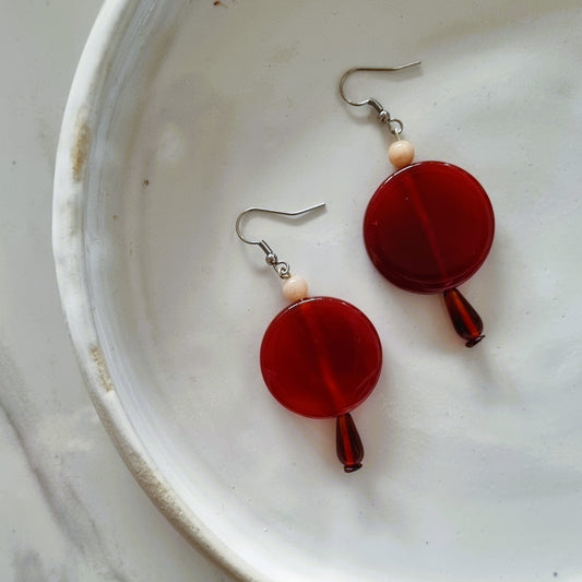 Agate earrings