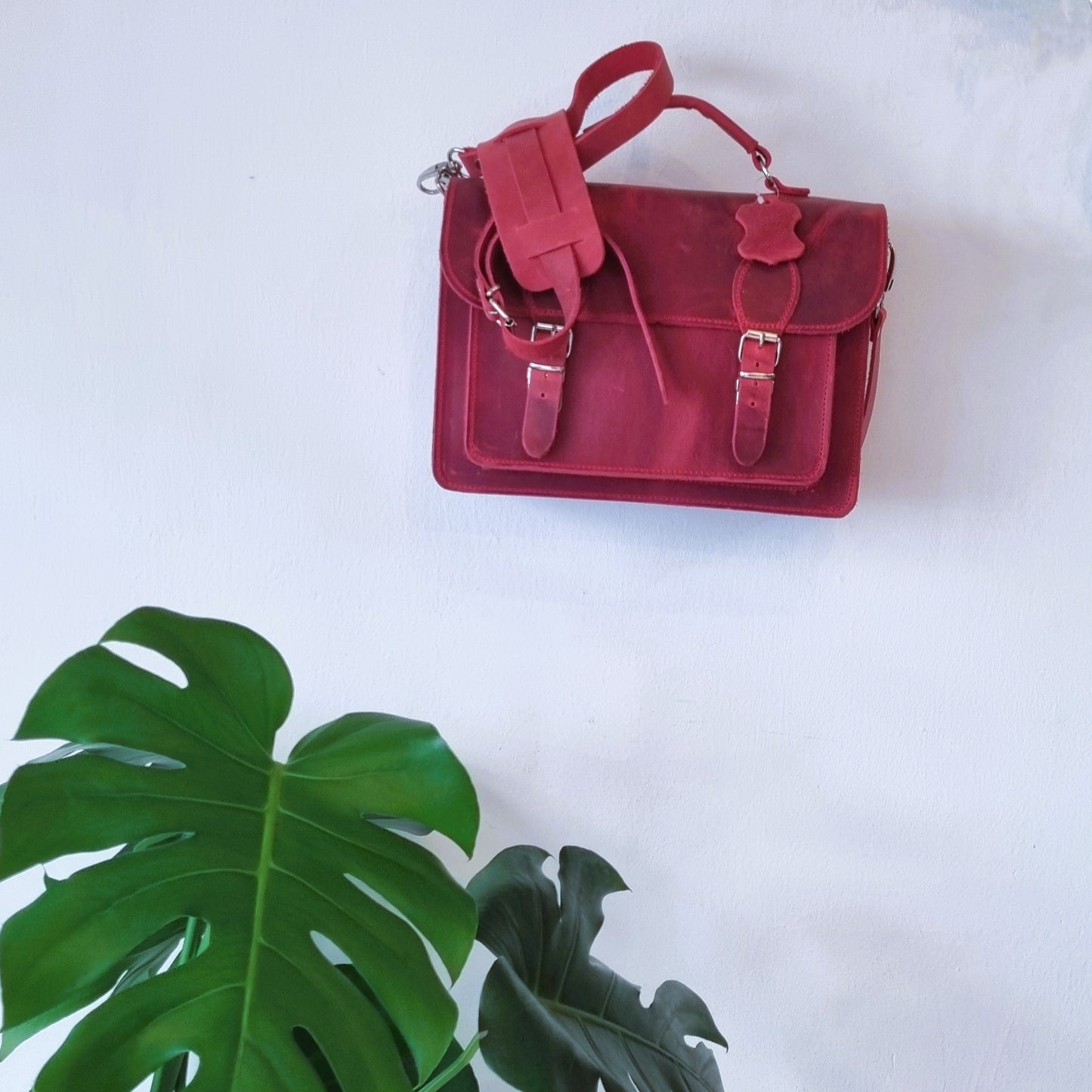 Red Satchel Bag