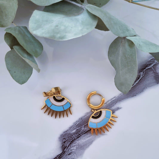 Evil eye earrings n.2