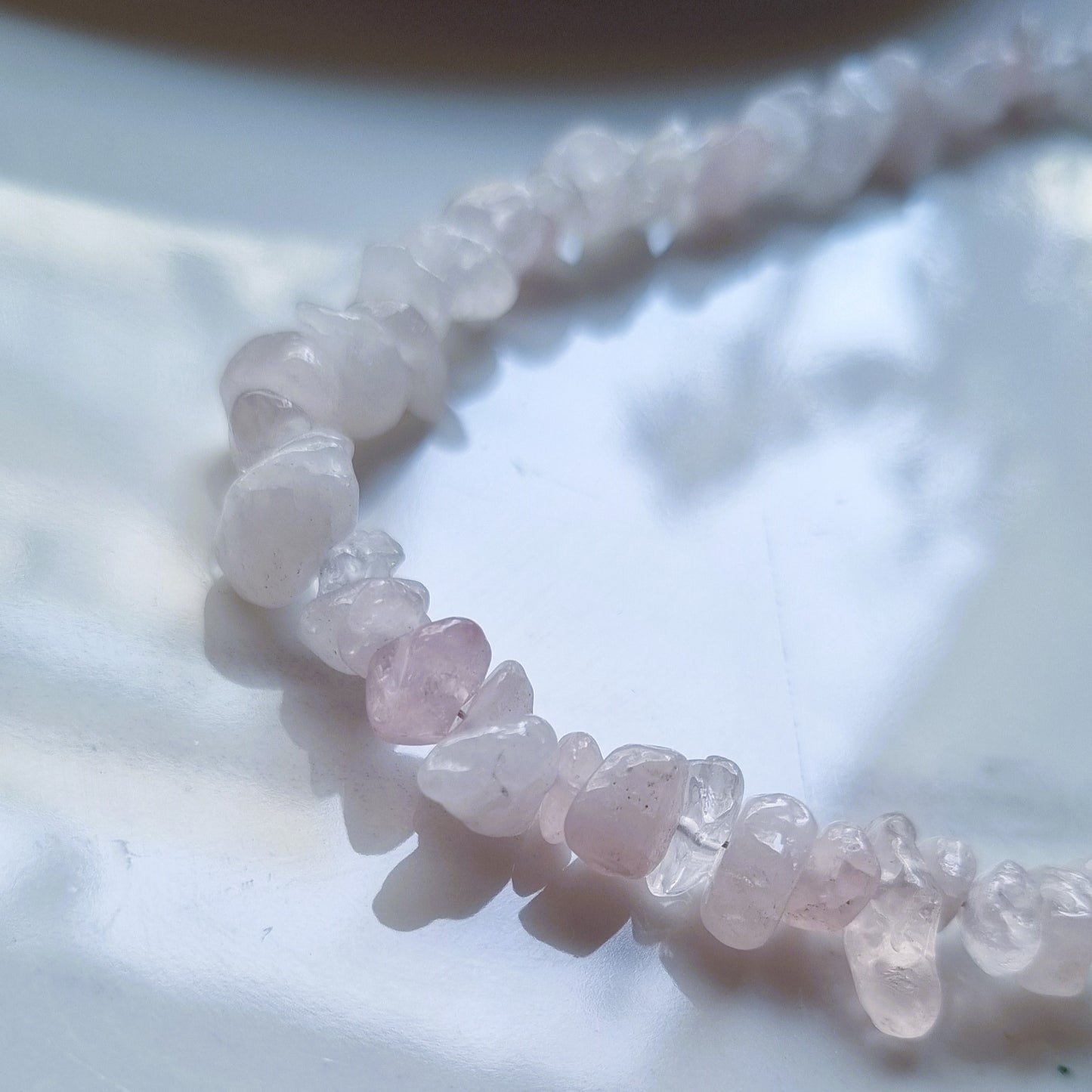 Rose quartz necklace