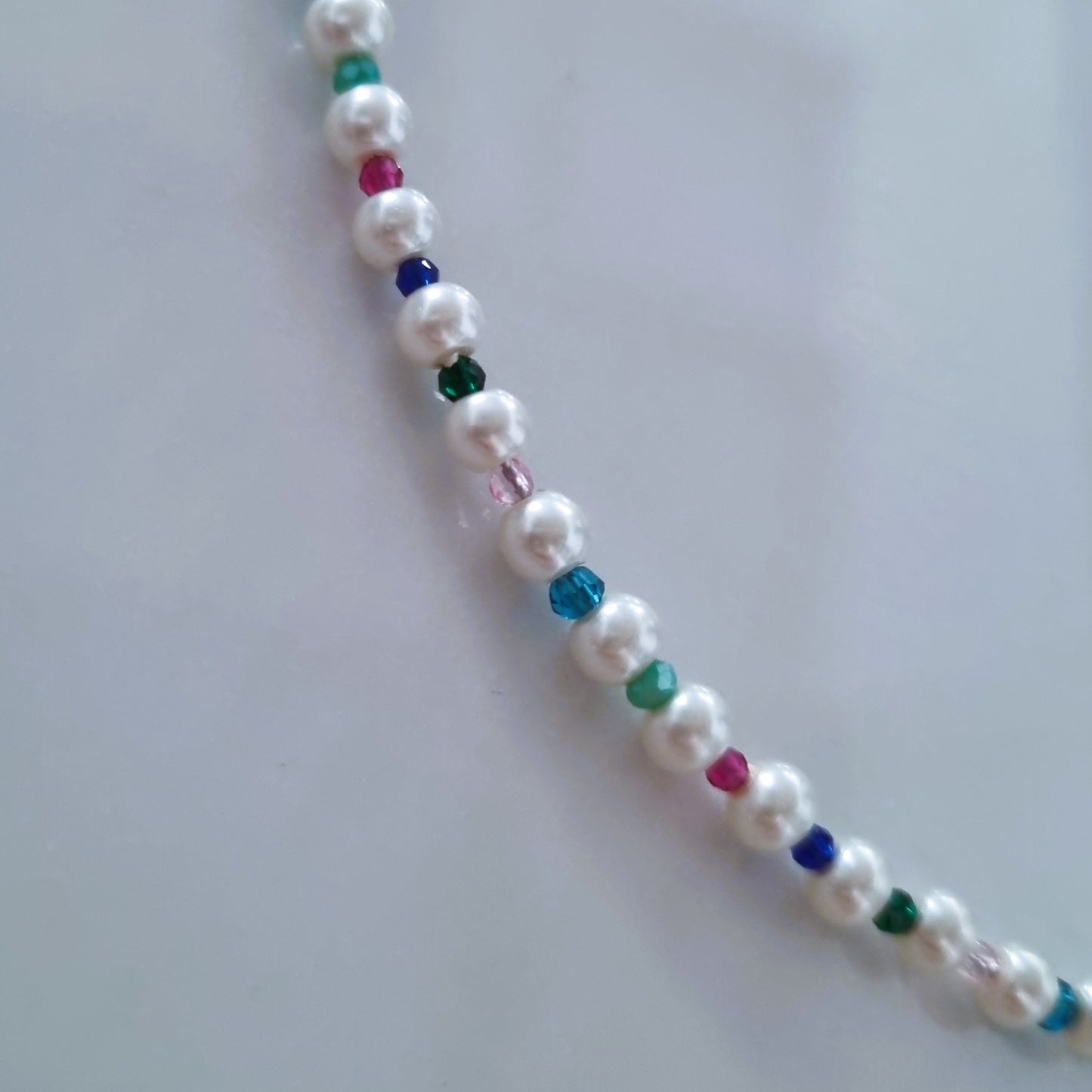 Pearl colorful necklace