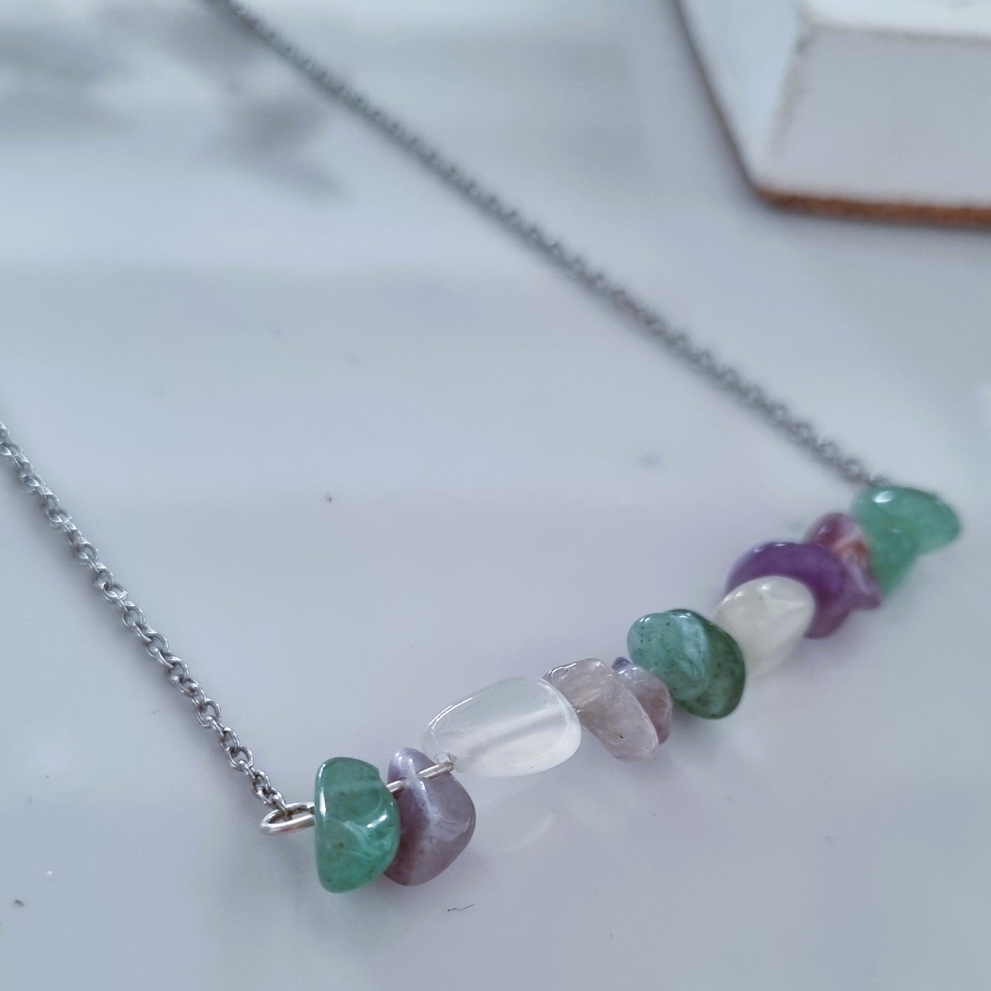 Natural stones necklace