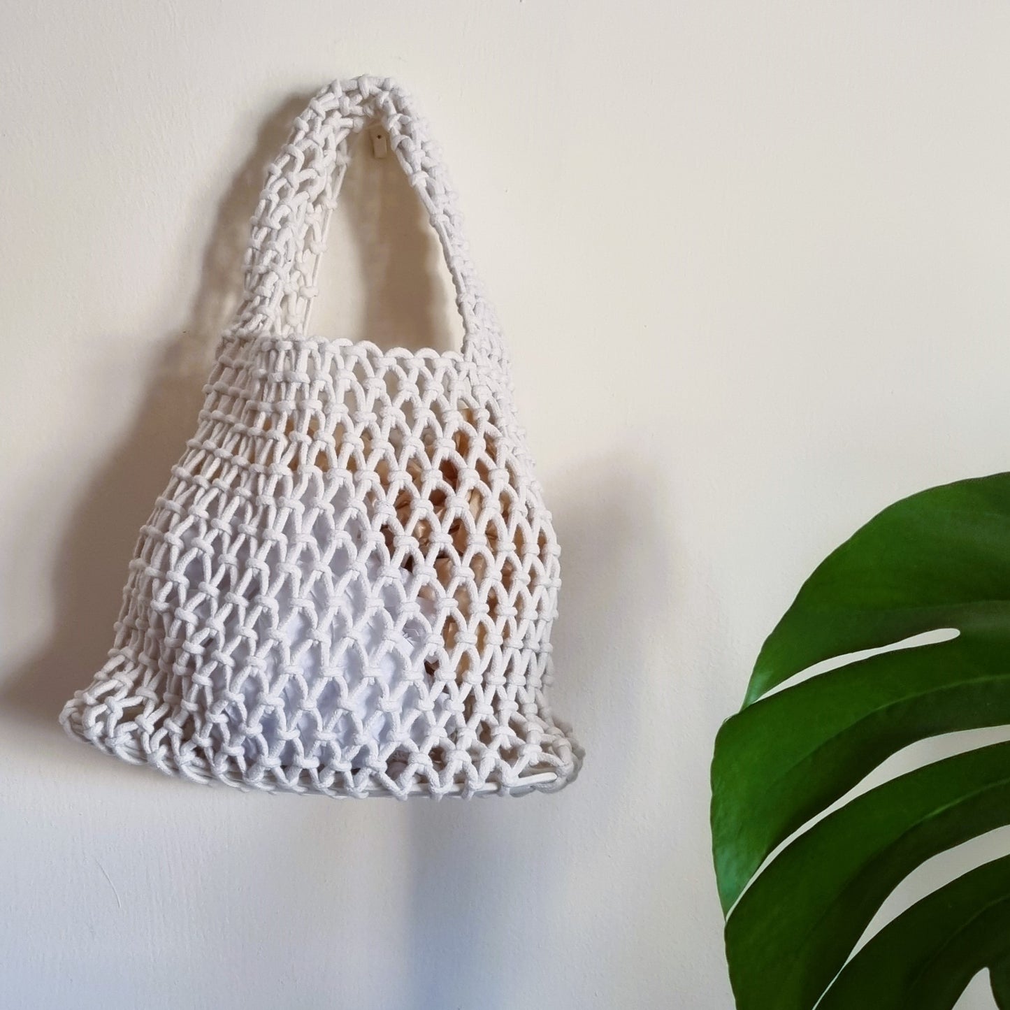 Mini bag - White rope