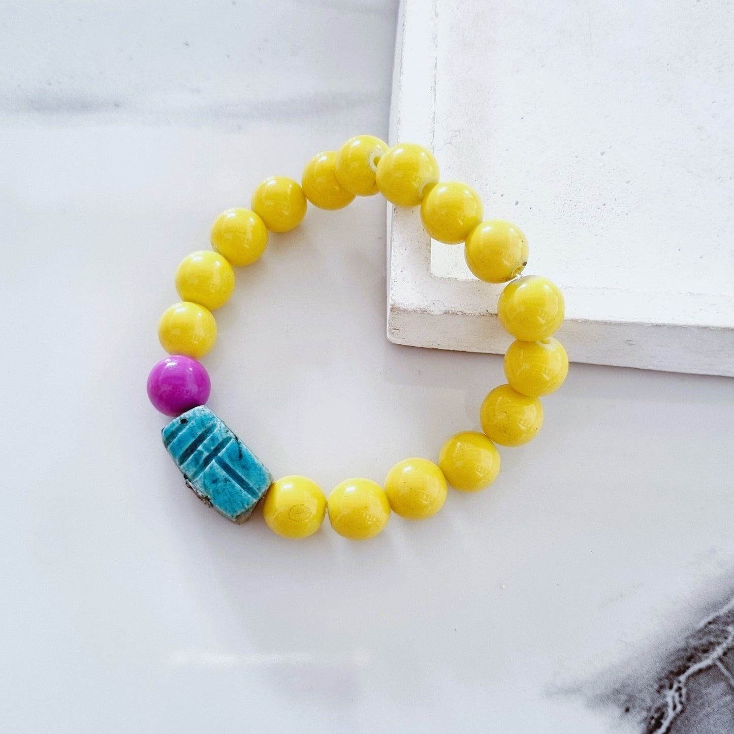 Yellow bracelet