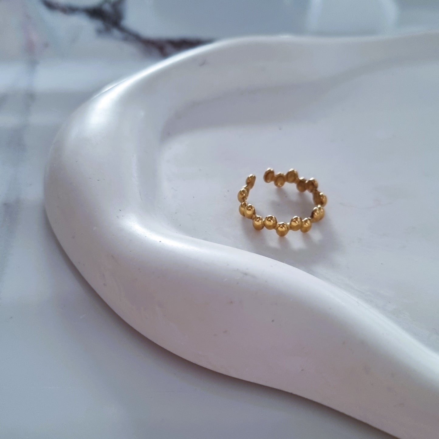 Bubble ring (gold)