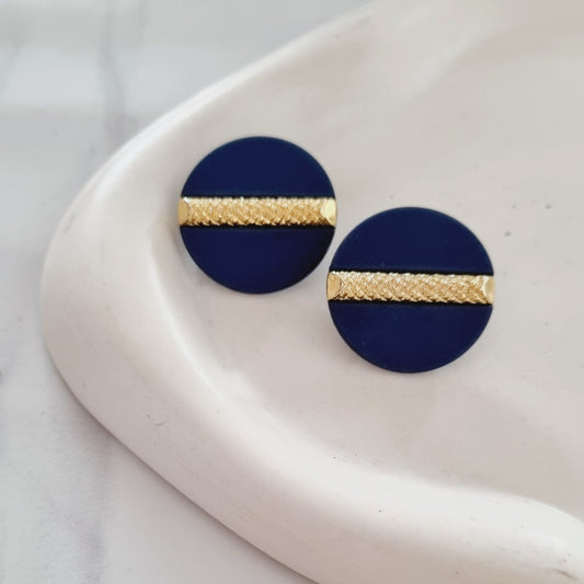 Vintage earrings -Blue