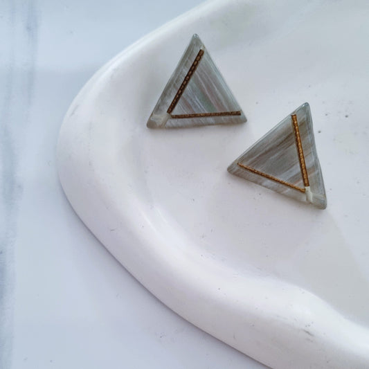 Vintage earrings - Triangles