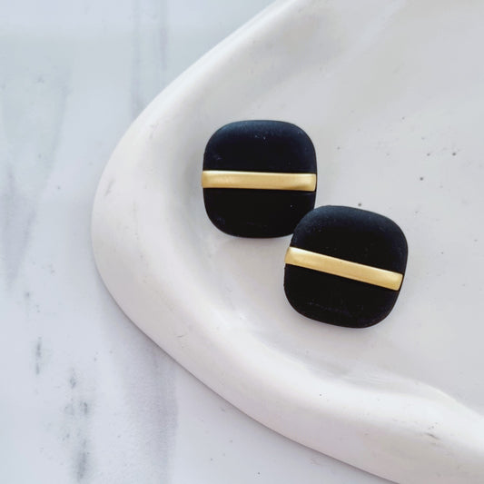 Vintage earrings - Black