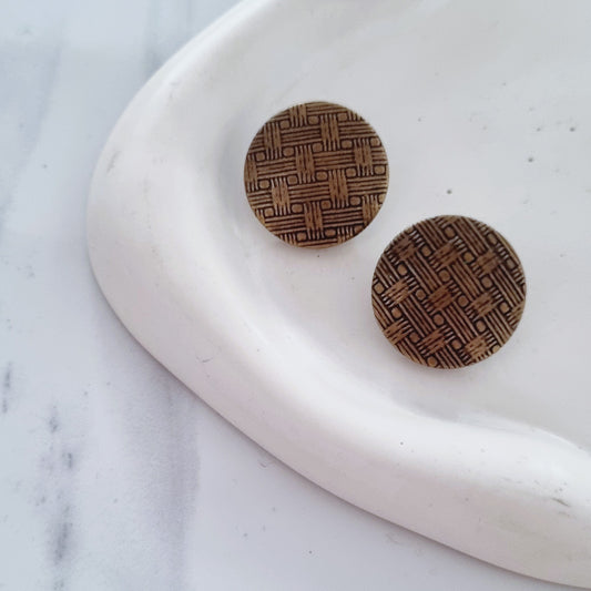 Vintage earrings - Antique gold