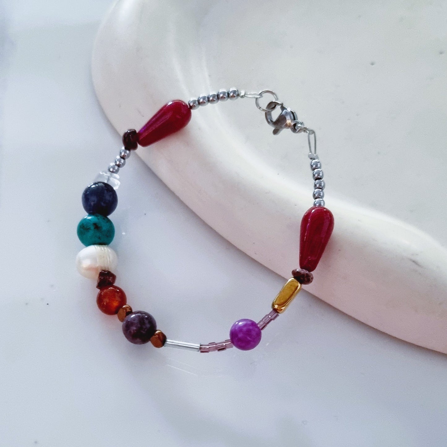 Mixing beads bracelet n.5