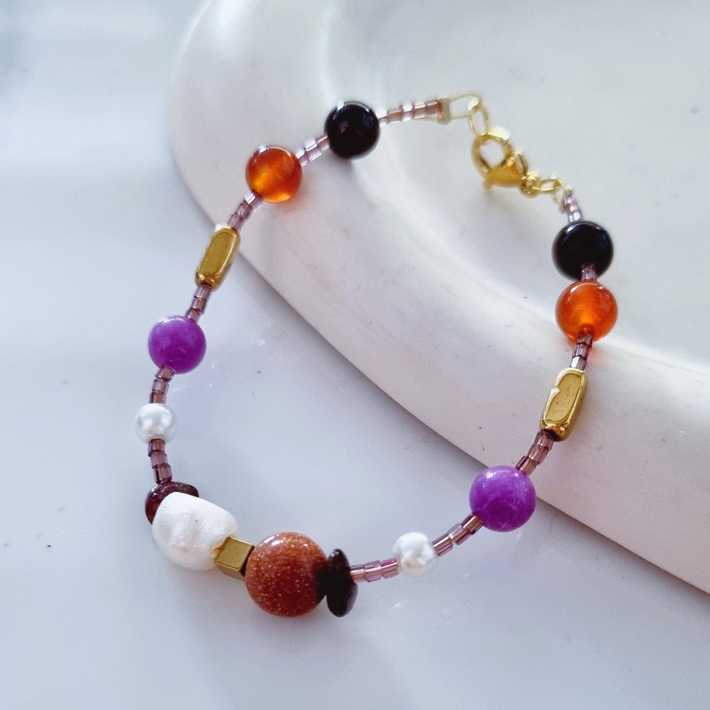 Mixing beads bracelet n.6