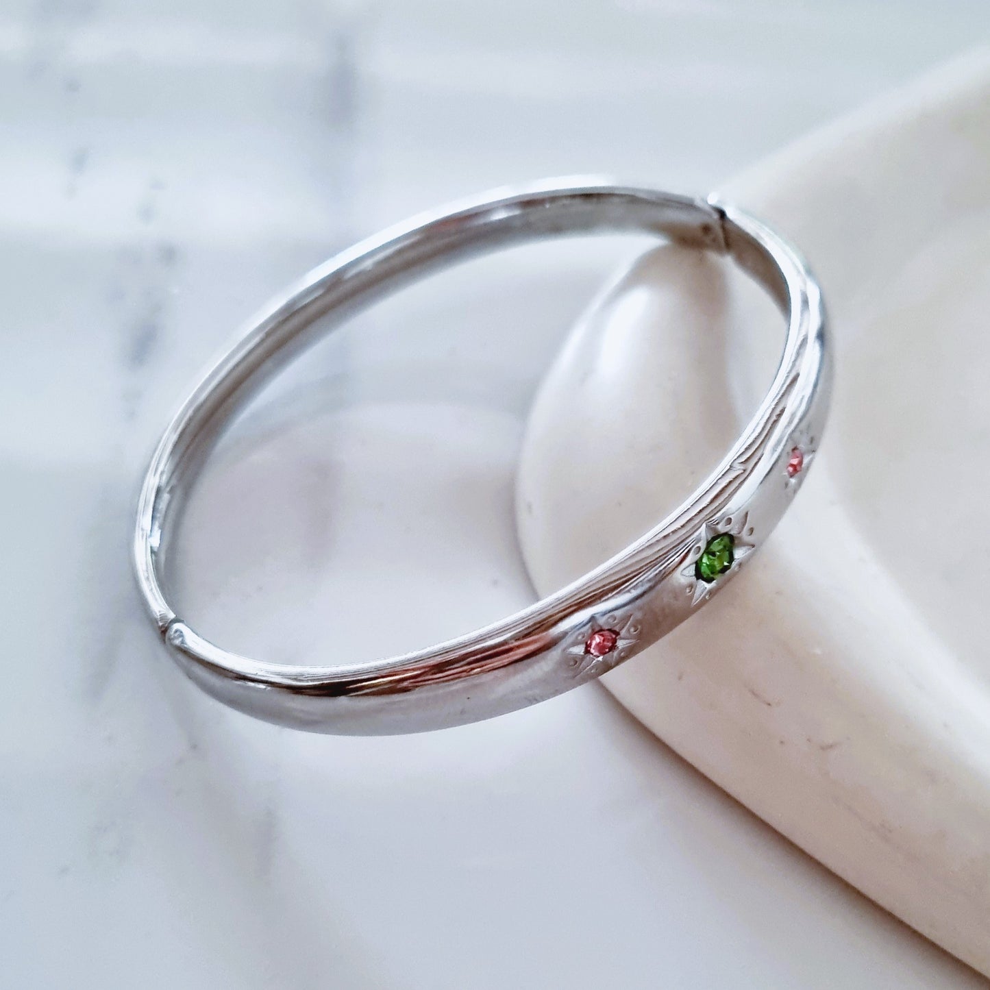 Silver bangle