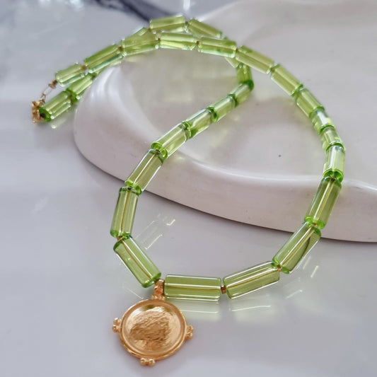 Lime necklace