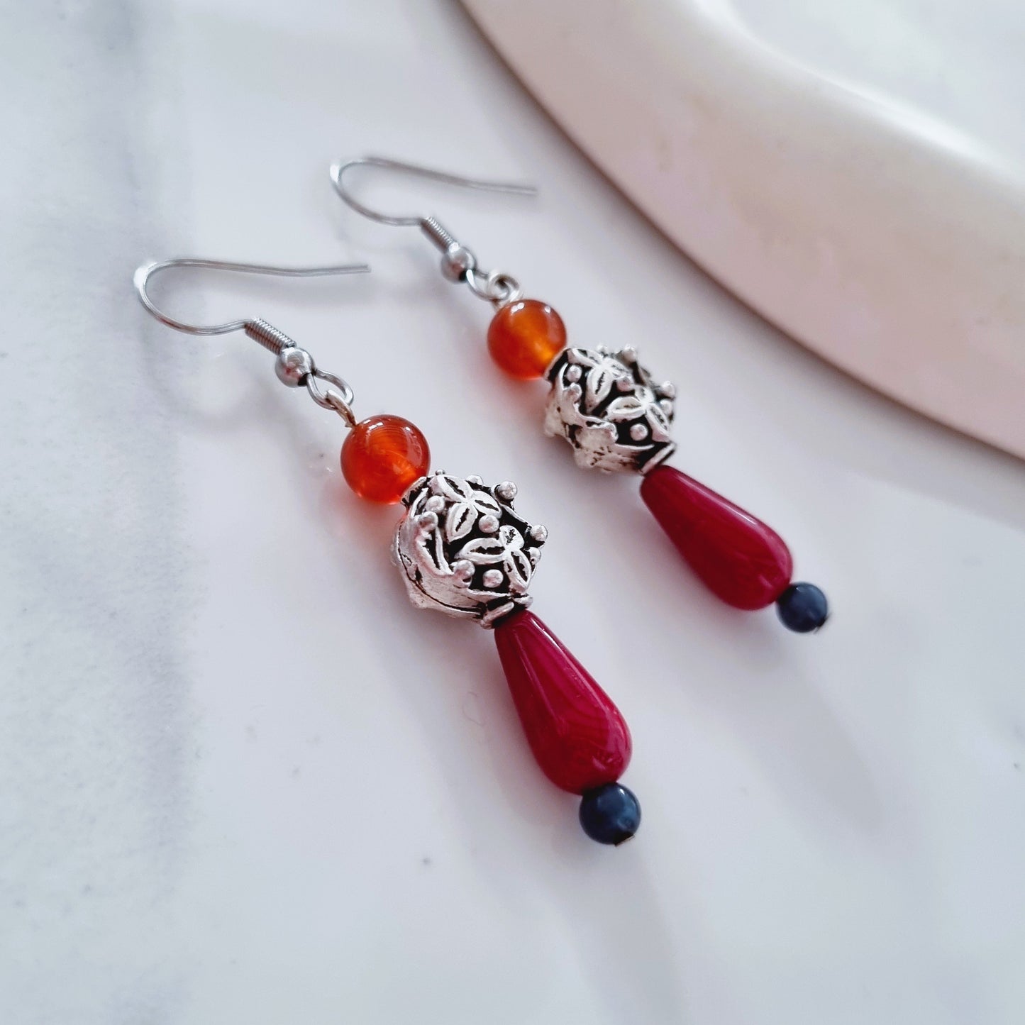 Ethnic style earrings