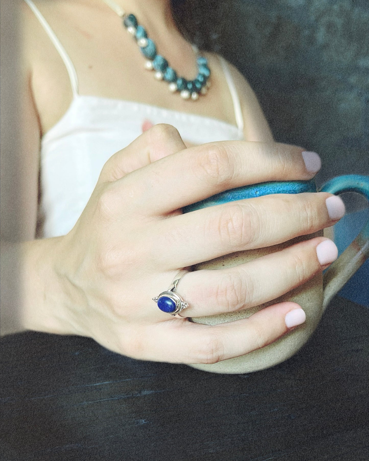 Silver ring - Lapis Lazuli