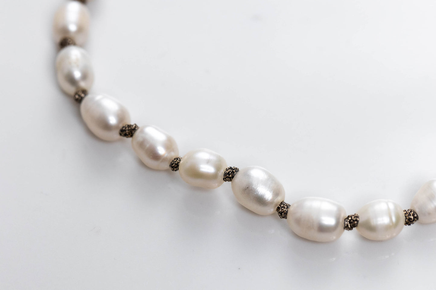 Fresh water pearls rosario