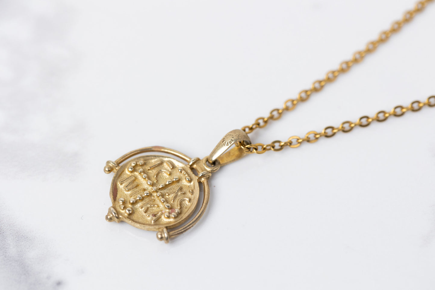 Gold Constantinato pendant